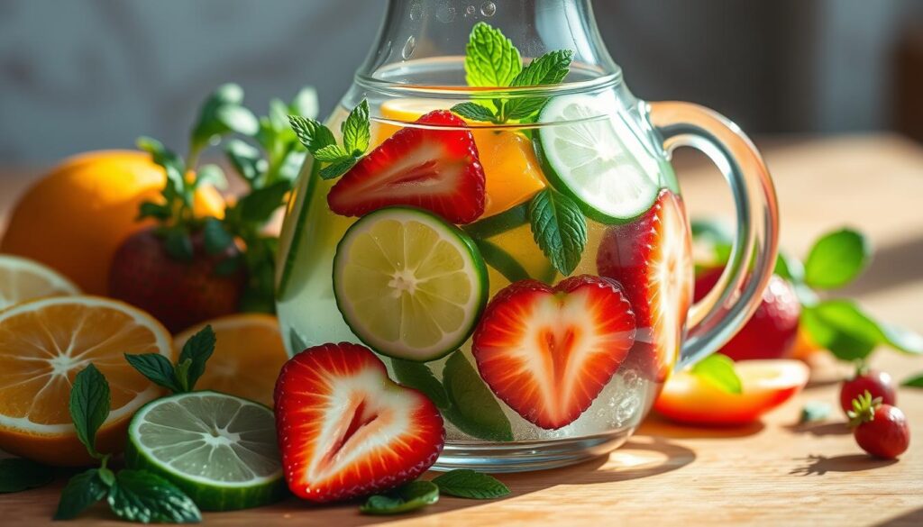 fruit infused water recipes