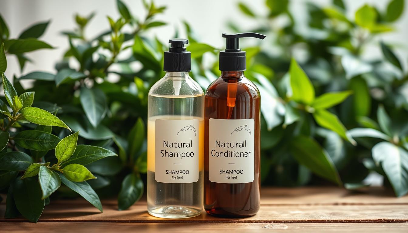 natural shampoo and conditioner