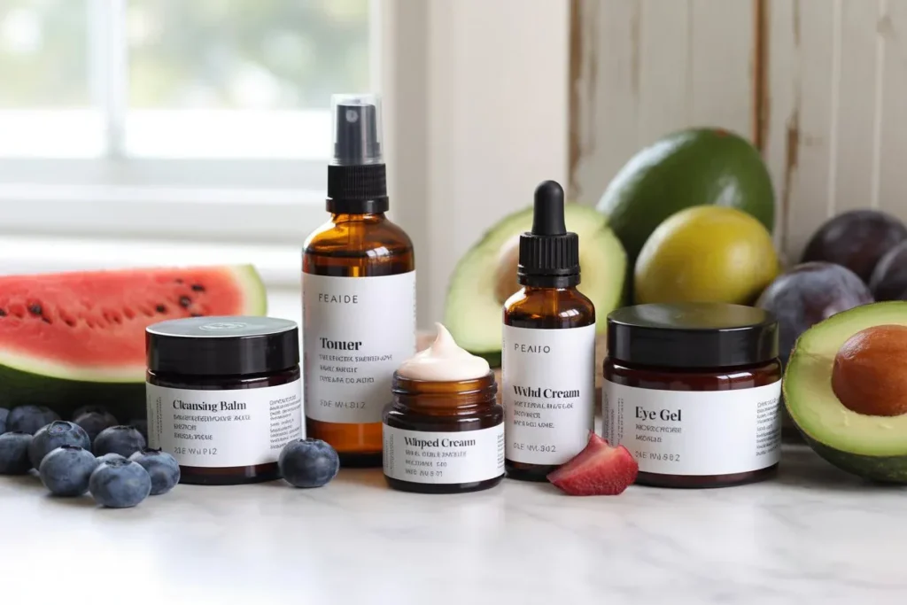 Diy natral glow skincare set